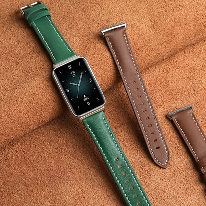 For Honor Band 9 Replacement Strap Genuine Cow Leather Watch Band