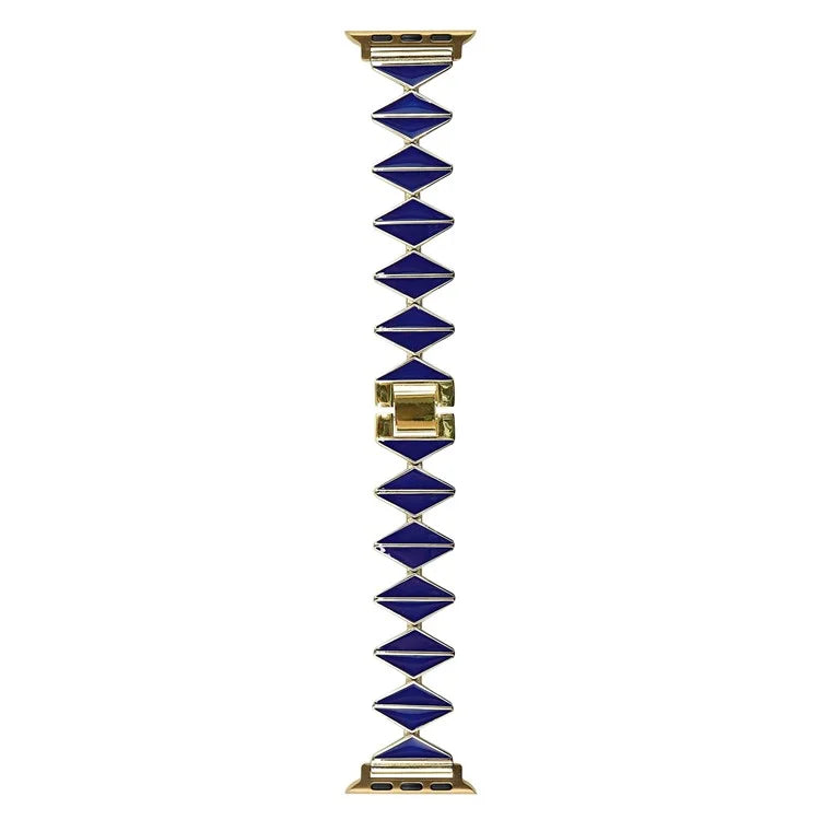 For Apple Watch Series 9 8 7 41mm / 6 5 4 SE (2022) SE (2023) SE 40mm / 3 2 1 38mm Watch Band Zinc Alloy Epoxy Strap