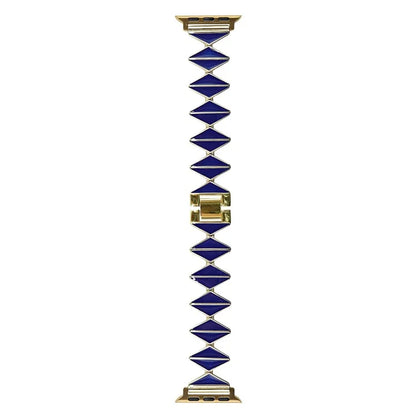 For Apple Watch Series 9 8 7 41mm / 6 5 4 SE (2022) SE (2023) SE 40mm / 3 2 1 38mm Watch Band Zinc Alloy Epoxy Strap