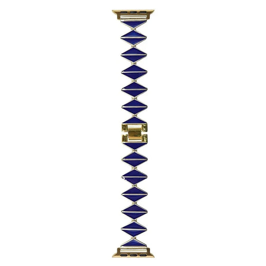 For Apple Watch Series 9 8 7 41mm / 6 5 4 SE (2022) SE (2023) SE 40mm / 3 2 1 38mm Watch Band Zinc Alloy Epoxy Strap