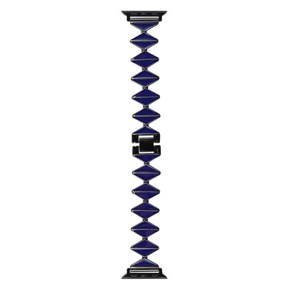 For Apple Watch Series 9 8 7 41mm / 6 5 4 SE (2022) SE (2023) SE 40mm / 3 2 1 38mm Watch Band Zinc Alloy Epoxy Strap