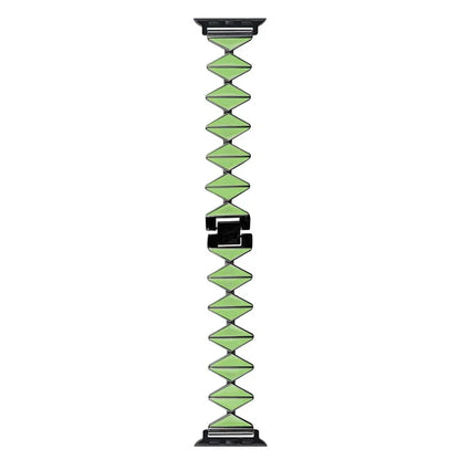 For Apple Watch Series 9 8 7 41mm / 6 5 4 SE (2022) SE (2023) SE 40mm / 3 2 1 38mm Watch Band Zinc Alloy Epoxy Strap