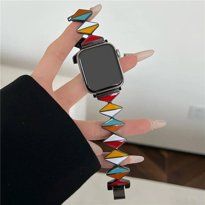 For Apple Watch Ultra 2 Ultra 49mm / 9 8 7 45mm / 6 5 4 SE (2022) SE (2023) SE 44mm / 3 2 1 42mm Zinc Alloy Watch Band