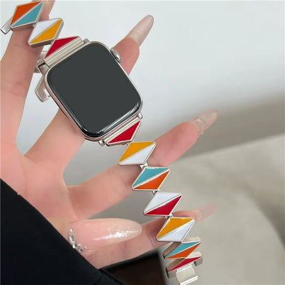For Apple Watch Ultra 2 Ultra 49mm / 9 8 7 45mm / 6 5 4 SE (2022) SE (2023) SE 44mm / 3 2 1 42mm Zinc Alloy Watch Band