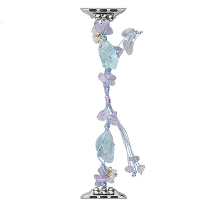 Drawstring Strap for Apple Watch Ultra 2 Ultra 49mm / 9 8 7 45mm / 6 5 4 SE (2023) SE (2022) SE 44mm / 3 2 1 42mm Color Stone Rope Band