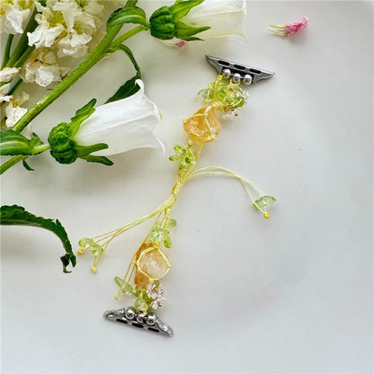 Drawstring Strap for Apple Watch Ultra 2 Ultra 49mm / 9 8 7 45mm / 6 5 4 SE (2023) SE (2022) SE 44mm / 3 2 1 42mm Color Stone Rope Band