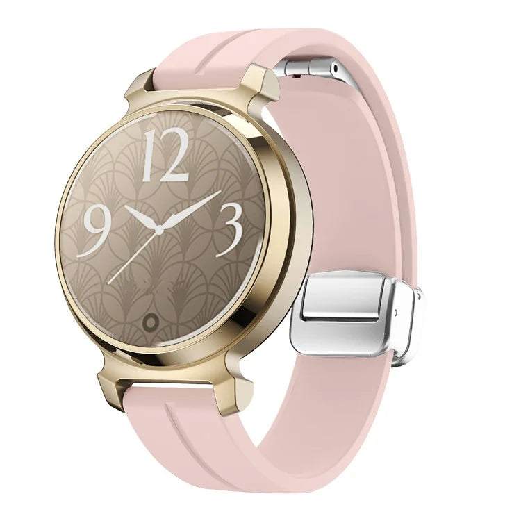 For Garmin Lily 2 Silicone Band Watch Strap with Magnetic Folding Buckle