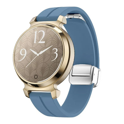 For Garmin Lily 2 Silicone Band Watch Strap with Magnetic Folding Buckle