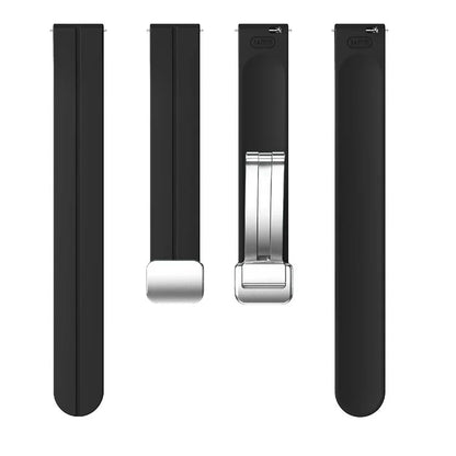 For Garmin Lily 2 Silicone Band Watch Strap with Magnetic Folding Buckle