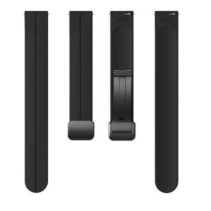 For Garmin Lily 2 Silicone Band Watch Strap with Magnetic Folding Buckle