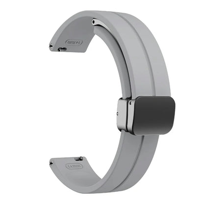 For Garmin Lily 2 Silicone Band Watch Strap with Magnetic Folding Buckle