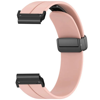 For Garmin Fenix 7S / 6S / 5S 20mm Watch Band Magnetic Buckle Silicone Watch Strap