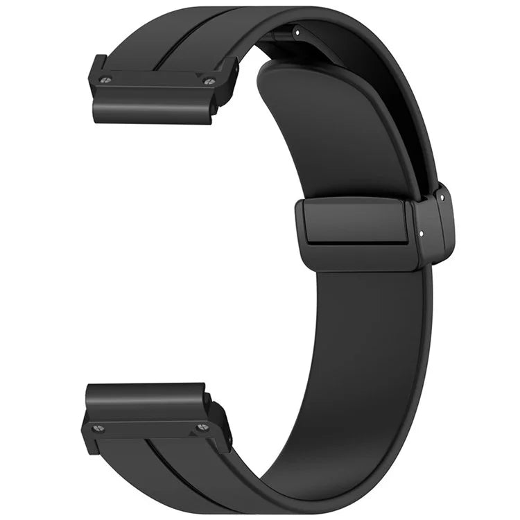 For Garmin Fenix 7S / 6S / 5S 20mm Watch Band Magnetic Buckle Silicone Watch Strap