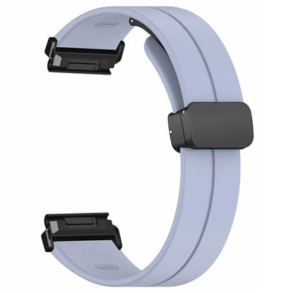 For Garmin Fenix 7S / 6S / 5S 20mm Watch Band Magnetic Buckle Silicone Watch Strap