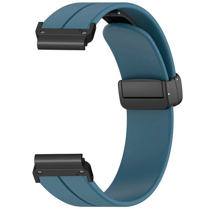 For Garmin Fenix 7S / 6S / 5S 20mm Watch Band Magnetic Buckle Silicone Watch Strap