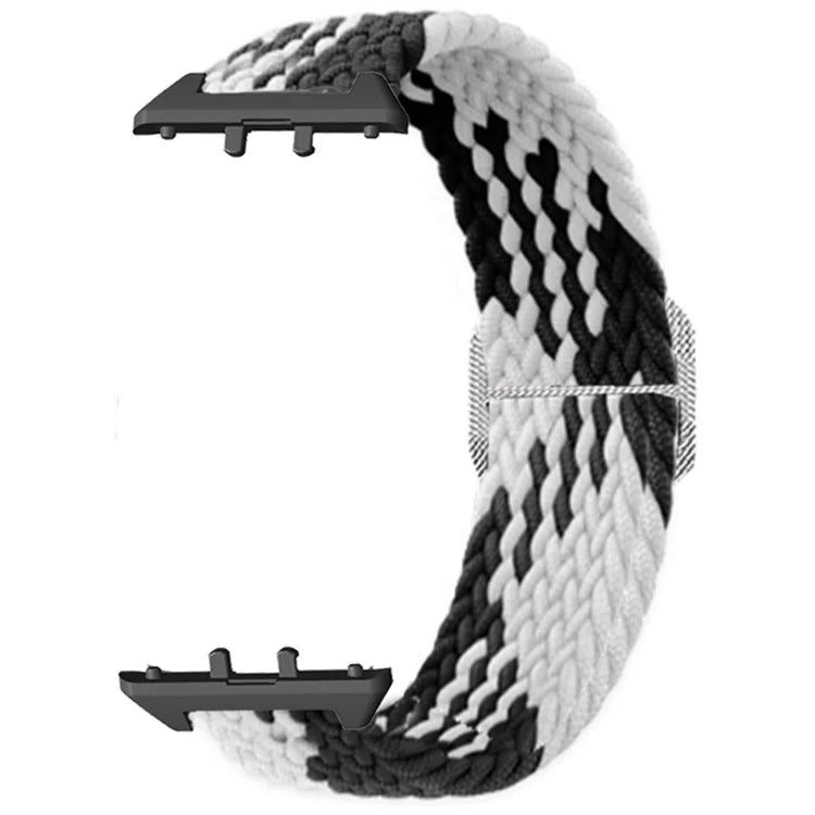For Samsung Galaxy Fit3 Replacement Band 12mm Nylon Braided Watch Strap