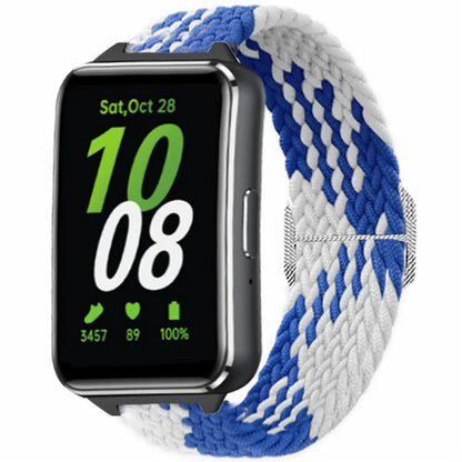 For Samsung Galaxy Fit3 Replacement Band 12mm Nylon Braided Watch Strap