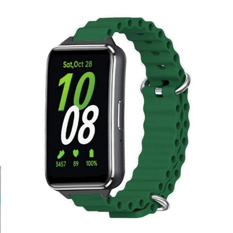 For Samsung Galaxy Fit3 Replacement Strap Drop-resistant Silicone Watch Band