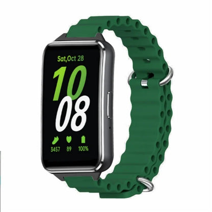 For Samsung Galaxy Fit3 Replacement Strap Drop-resistant Silicone Watch Band