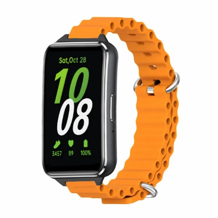For Samsung Galaxy Fit3 Replacement Strap Drop-resistant Silicone Watch Band