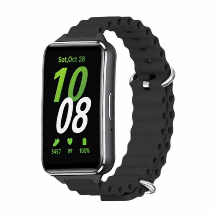 For Samsung Galaxy Fit3 Replacement Strap Drop-resistant Silicone Watch Band