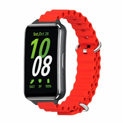 For Samsung Galaxy Fit3 Replacement Strap Drop-resistant Silicone Watch Band
