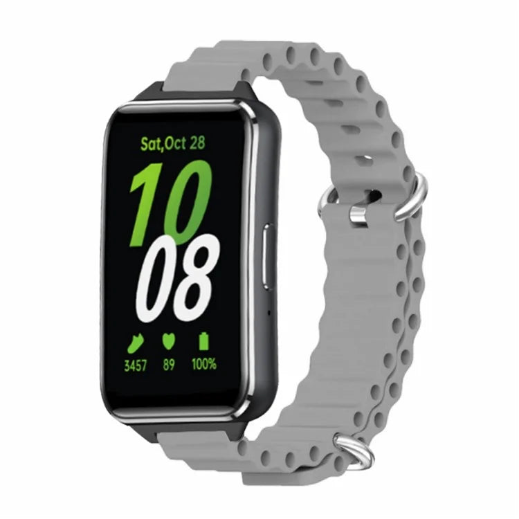 For Samsung Galaxy Fit3 Replacement Strap Drop-resistant Silicone Watch Band