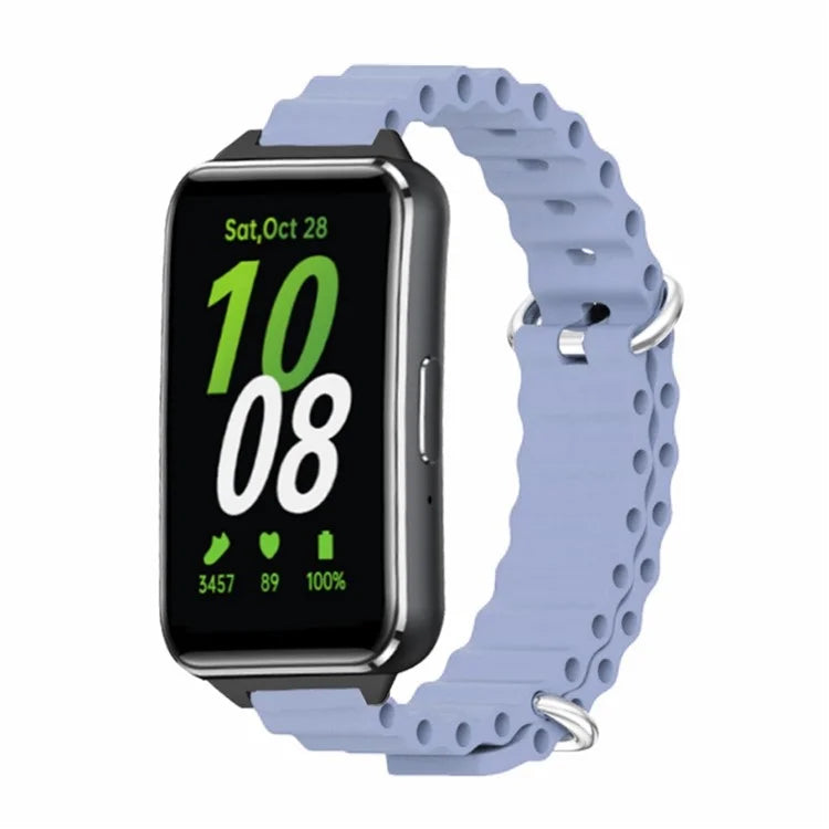 For Samsung Galaxy Fit3 Replacement Strap Drop-resistant Silicone Watch Band
