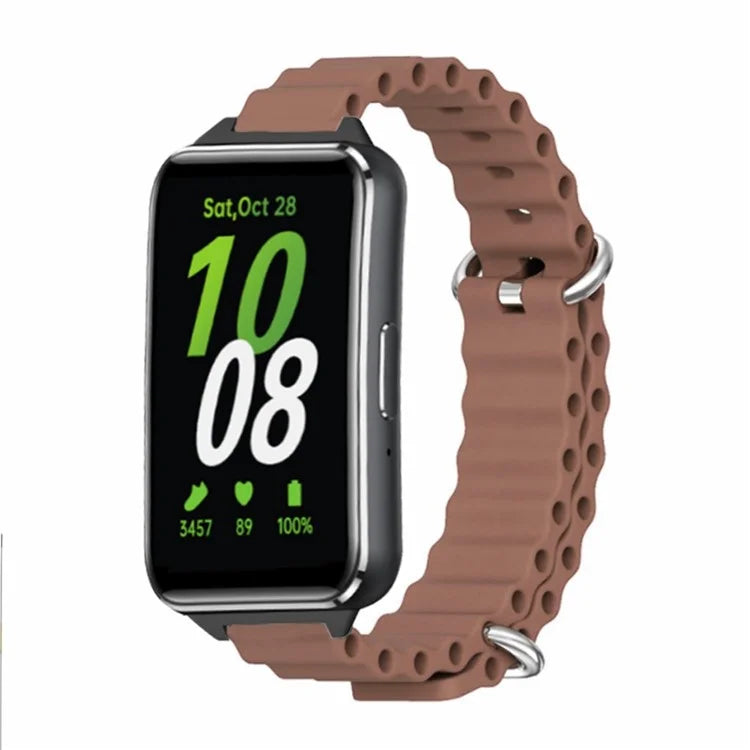 For Samsung Galaxy Fit3 Replacement Strap Drop-resistant Silicone Watch Band