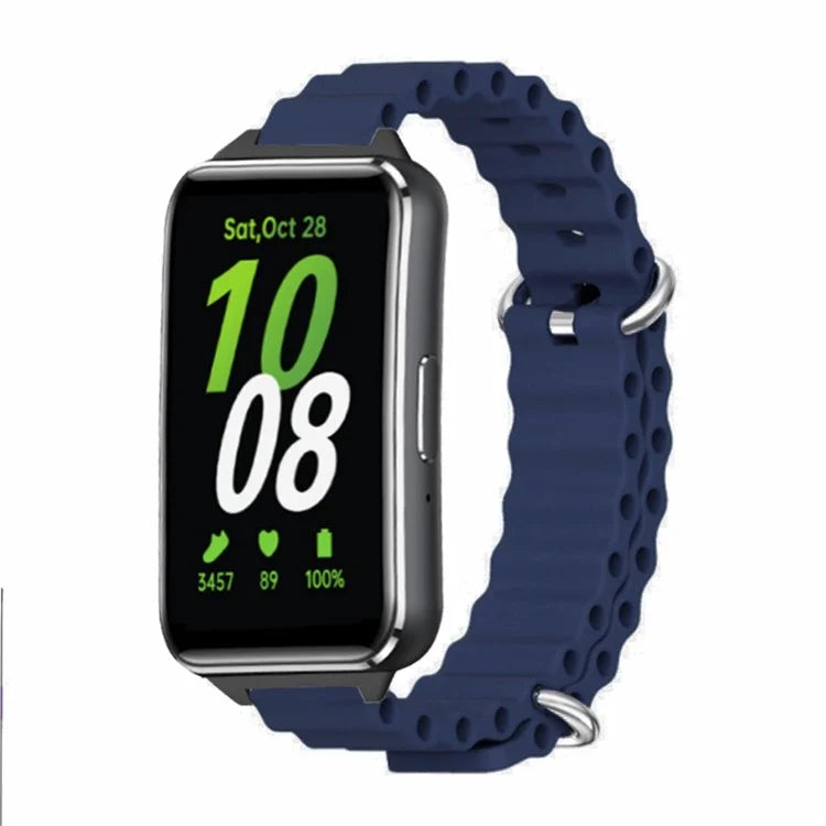 For Samsung Galaxy Fit3 Replacement Strap Drop-resistant Silicone Watch Band