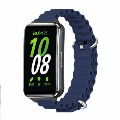 For Samsung Galaxy Fit3 Replacement Strap Drop-resistant Silicone Watch Band