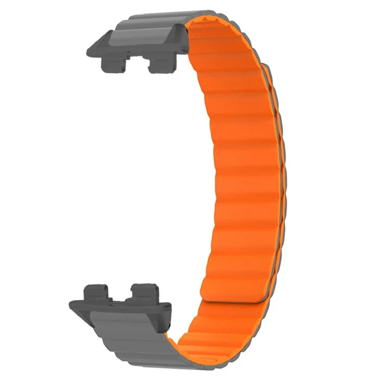 For Huawei Band 9 Magnetic Wrist Band Adjustable Silicone Watch Strap Watch Replacement Accessory