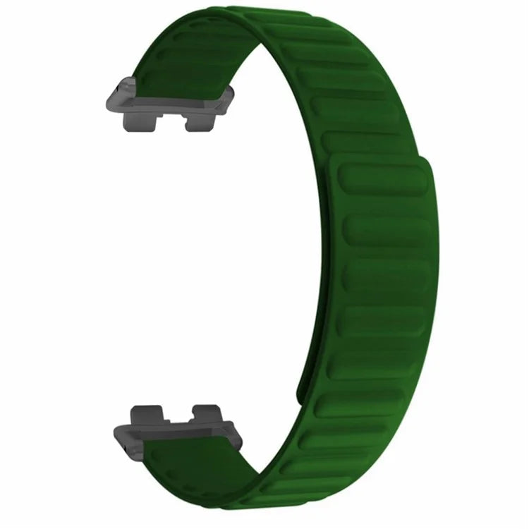 For Huawei Band 9 Magnetic Wrist Band Adjustable Silicone Watch Strap Watch Replacement Accessory