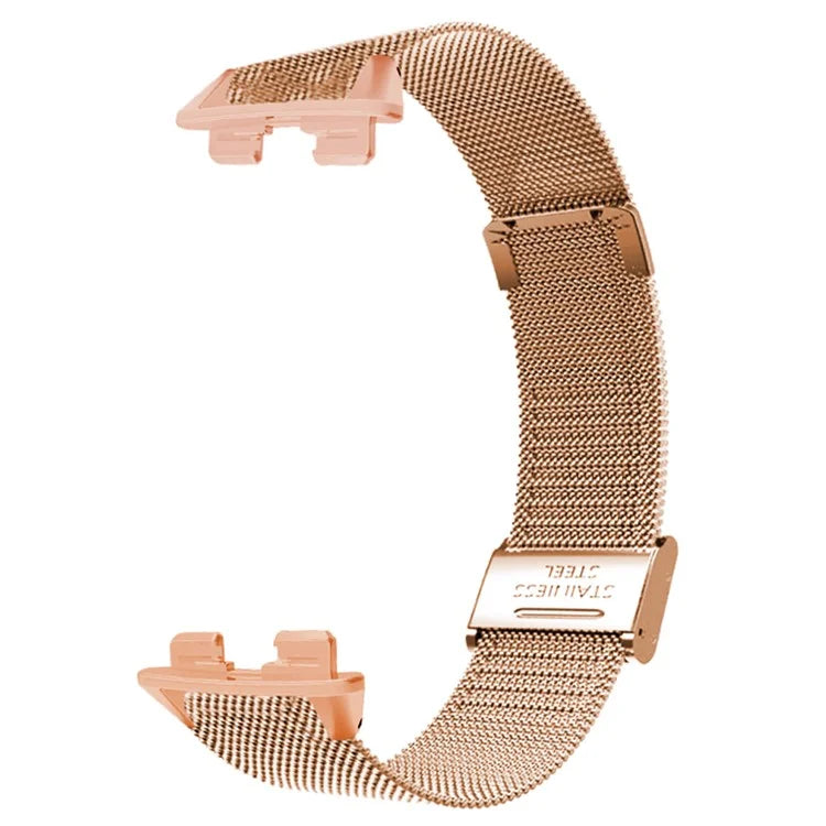 For Huawei Band 9 Watch Bracelet Milanese Mesh Replacement Strap with Metal Connector