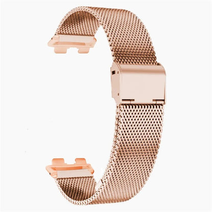 For Huawei Band 9 Watch Bracelet Milanese Mesh Replacement Strap with Metal Connector