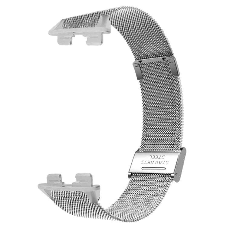For Huawei Band 9 Watch Bracelet Milanese Mesh Replacement Strap with Metal Connector
