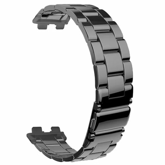 For Huawei Band 9 Watch Strap Stainless Steel Slim Watch Band with Metal Connector