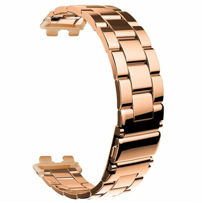 For Huawei Band 9 Watch Strap Stainless Steel Slim Watch Band with Metal Connector