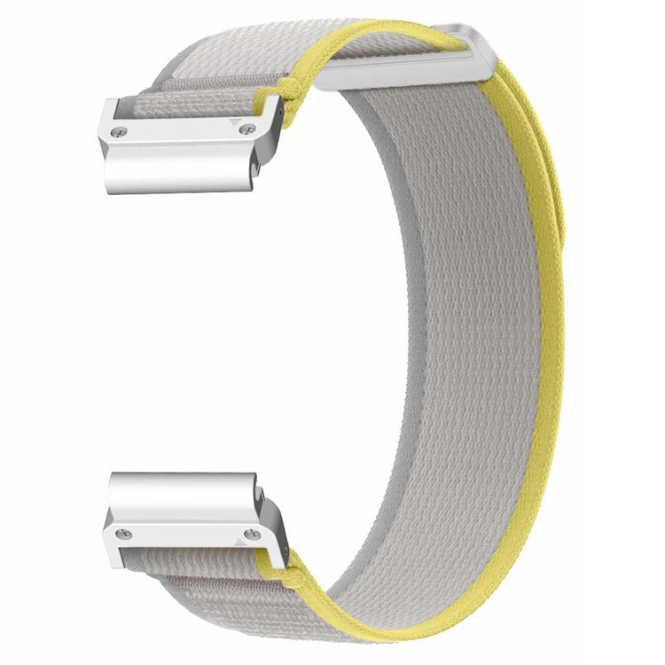 For Coros Vertix 2  /  Garmin Fenix 7X  /  6X  /  5X 26mm Trail Loop Nylon Band Soft Watch Strap