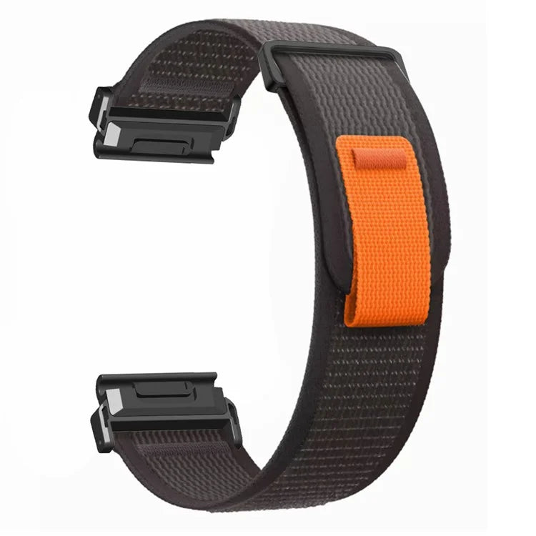 For Garmin Fenix 7 / Fenix 6 GPS / Fenix 5 Trail Loop Strap Nylon Watch Band
