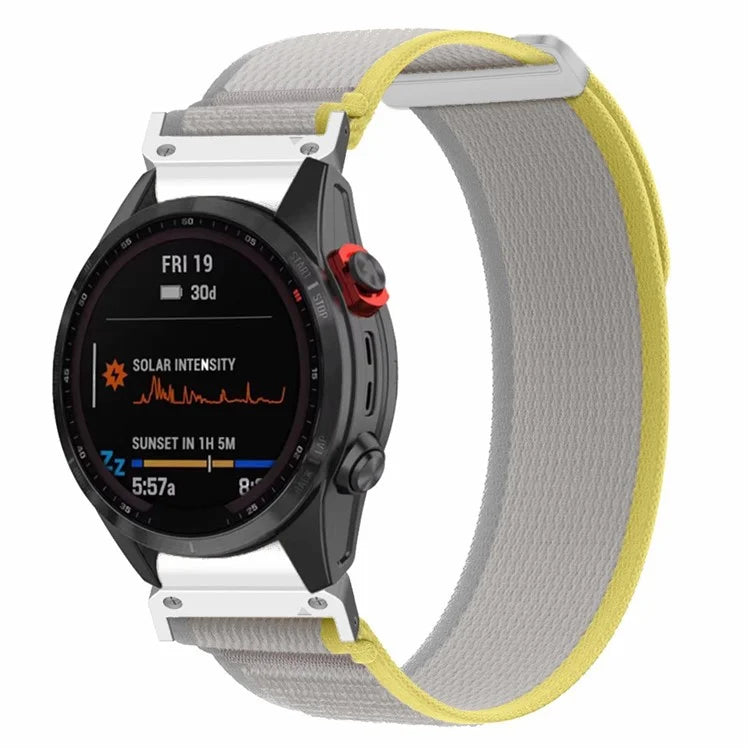 For Garmin Fenix 7 / Fenix 6 GPS / Fenix 5 Trail Loop Strap Nylon Watch Band