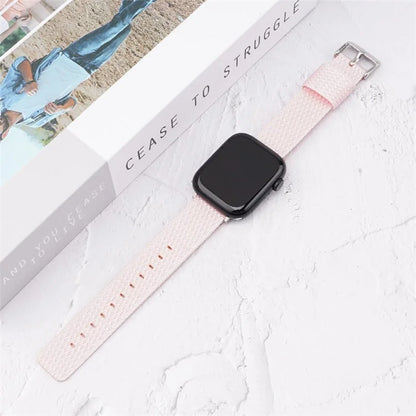 Grids Texture Nylon Strap for Apple Watch Ultra 2 Ultra 49mm / 9 8 7 45mm / 6 5 4 SE (2023) SE (2022) SE 44mm / 3 2 1 42mm Wrist Band