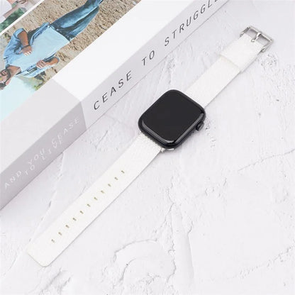 For Apple Watch Series 9 8 7 41mm  /  6 5 4 SE (2023) SE (2022) SE 40mm  /  3 2 1 38mm Grids Texture Nylon Strap