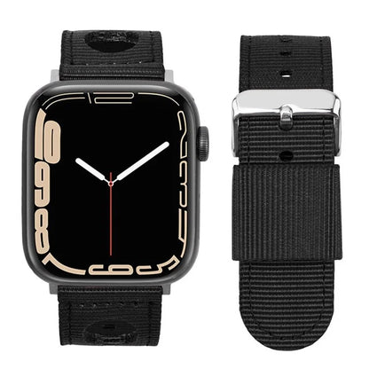 For Apple Watch Series 9 8 7 41mm / 6 5 4 SE (2023) SE (2022) SE 40mm / 3 2 1 38mm Nylon Watch Band Waterproof Replacement Strap