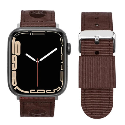 For Apple Watch Series 9 8 7 41mm / 6 5 4 SE (2023) SE (2022) SE 40mm / 3 2 1 38mm Nylon Watch Band Waterproof Replacement Strap
