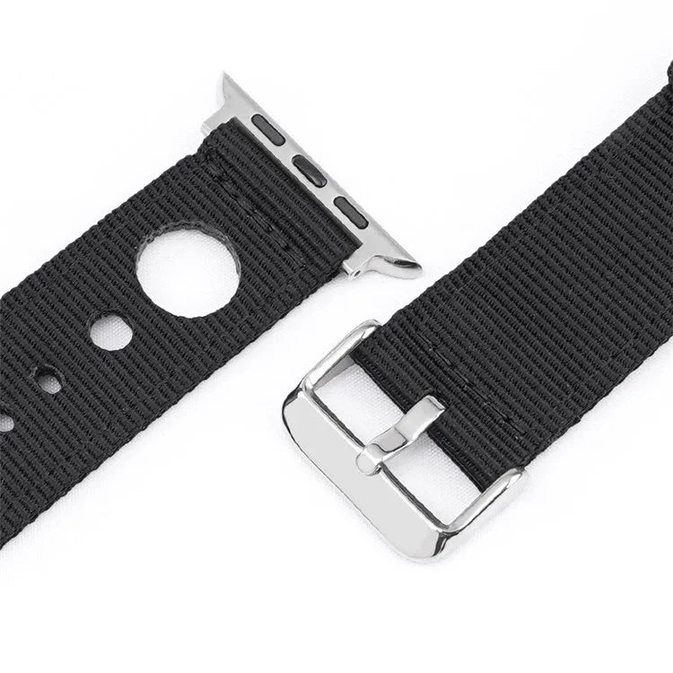 For Apple Watch Series 9 8 7 41mm / 6 5 4 SE (2023) SE (2022) SE 40mm / 3 2 1 38mm Nylon Watch Band Waterproof Replacement Strap