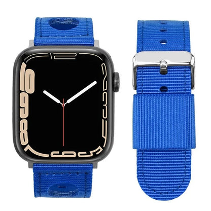 For Apple Watch Series 9 8 7 41mm / 6 5 4 SE (2023) SE (2022) SE 40mm / 3 2 1 38mm Nylon Watch Band Waterproof Replacement Strap