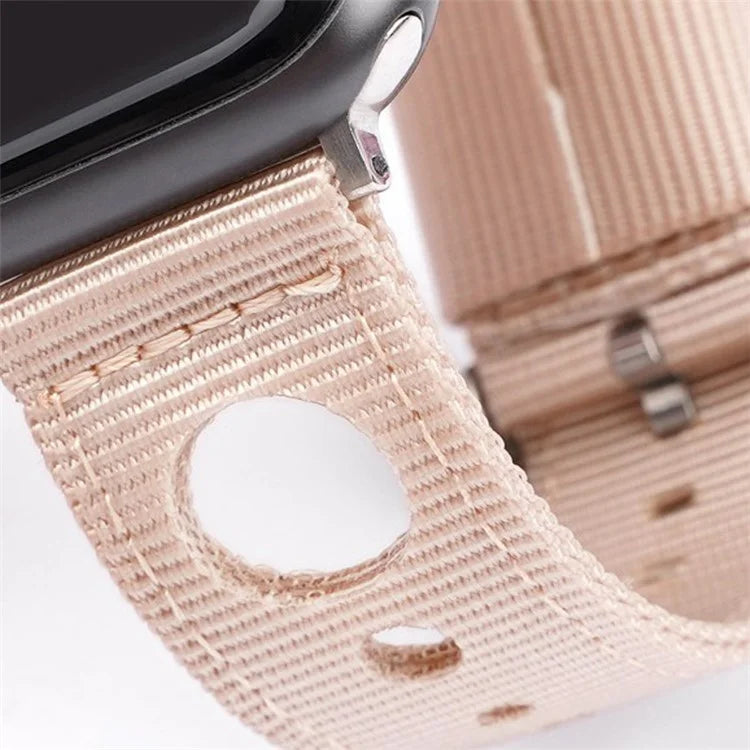 For Apple Watch Series 9 8 7 41mm / 6 5 4 SE (2023) SE (2022) SE 40mm / 3 2 1 38mm Nylon Watch Band Waterproof Replacement Strap
