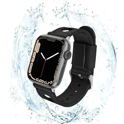 For Apple Watch Series 9 8 7 41mm / 6 5 4 SE (2023) SE (2022) SE 40mm / 3 2 1 38mm Nylon Watch Band Waterproof Replacement Strap