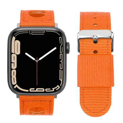 For Apple Watch Series 9 8 7 41mm / 6 5 4 SE (2023) SE (2022) SE 40mm / 3 2 1 38mm Nylon Watch Band Waterproof Replacement Strap